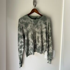 wild fable long sleeved semi-cropped shirt